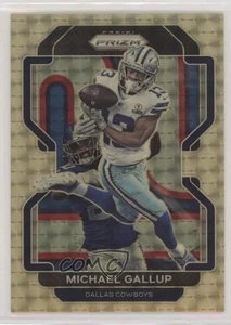2021 Panini Prizm Gold Vinyl Prizm /5 Michael Gallup #240 - Foto 1 di 3