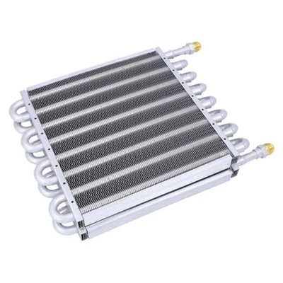 16 Pass Universal Transmission Oil Cooler Kit 1/2 Inch Tube and Fin gray - Image 1 of 4