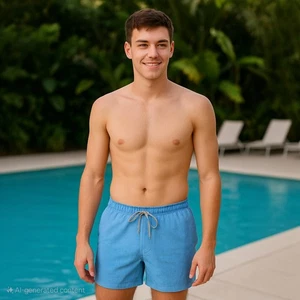 [NUEVO CON ETIQUETAS] Bañador Rainforest de secado rápido para hombre talla grande - Imagen 1 de 7