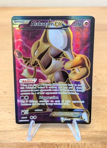 2016 Alakazam EX Full Art XY Fates Collide raro psichico strutturato quasi nuovo - Foto 1 di 7