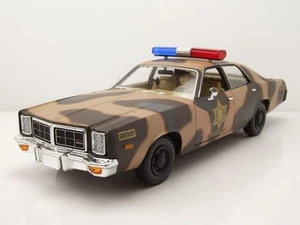 Dodge Monaco 1978 Hazzard County Camouflage Sheriff Modèle Auto 1:18 Greenlight - Imagen 1 de 9