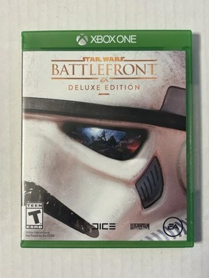 Star Wars Battlefront Deluxe Edition (Microsoft Xbox One, 2015) CIB VG - Image 1 of 4