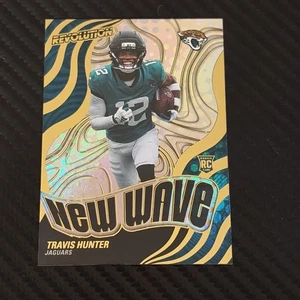 2025 Panini Revolution Travis Hunter Rookie Card New Wave Insert #7 Jaguars - Bild 1 von 2