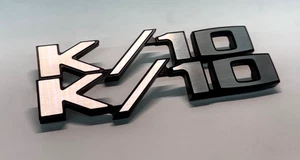 Emblem Custom Billet Front Fender 'K10' Chevy Chevrolet GMC Truck 1967-1972 C 10 - Bild 1 von 6