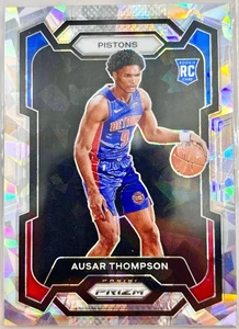Ausar Thompson RC 2023/24 Panini Prizm SILVER CRACKED ICE #178 Rookie Pistons SP - Bild 1 von 2
