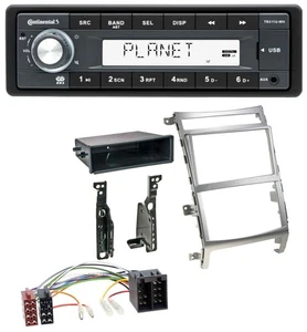 Continental USB MP3 AUX 1DIN Autoradio für Hyundai ix55 (2009-2012) silber - Bild 1 von 9