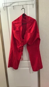 Women’s Healing Hands Purple Label Red Scrub Pants Size 2xl Petite - Picture 1 of 1