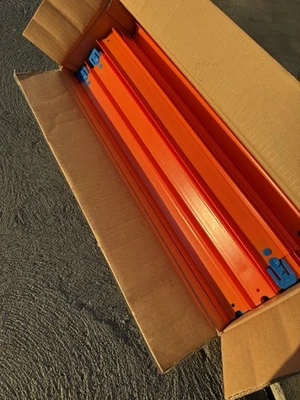 Hot Wheels Straight Tracks Nib 70 Piece Lot Approx 122 Feet of Track - Image 1 of 4