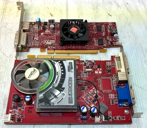 Crucial Radeon X1300 256M DDR2 AGP VGA/TVO/DVI & ATI Radeon HD4550 Karten T1174 - Bild 1 von 19