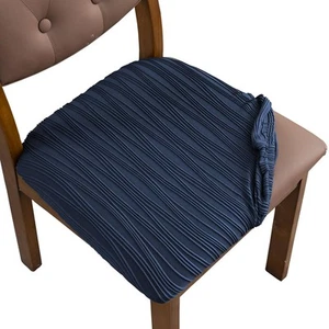 Stretch Jacquard Chair Seat Covers, Removable Washable Dining Chair Covers An... - Picture 1 of 7