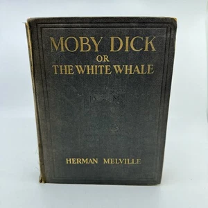 Antique 1923 MOBY DICK or THE WHITE WHALE, 1st Illustrated Edition, Melville - Imagen 1 de 12