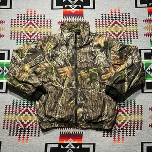 Vintage Redhead Mossy Oak Break Up Camouflage Jacket Men’s Large Hunting Zip C8 - Picture 1 of 14