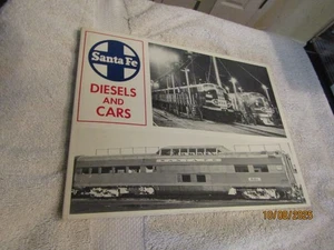 Vintage Santa Fe Diesels And Cars 1974 Softcover Paperback Book Wayner - Picture 1 of 3