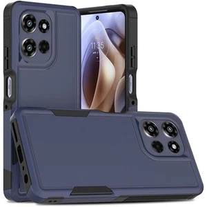Military Grade TUFF Hybrid Armor Case for Motorola Moto G Power 2025 - Blue - Imagen 1 de 9