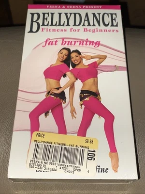 Veena & Neena Present Bellydance Fitness for Beginners Fat Burning VHS Tape NEW - Image 1 of 2
