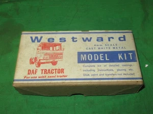 Westward DAF tractor unit only 4mm 1/76th scale white metal kit unbuilt boxed - Picture 1 of 6