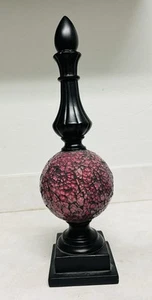 Decorative Black and Pink Mosaic Ornament - Picture 1 of 5
