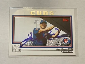 Chicago Cubs HEE SEOP CHOI Signed Card - Picture 1 of 1