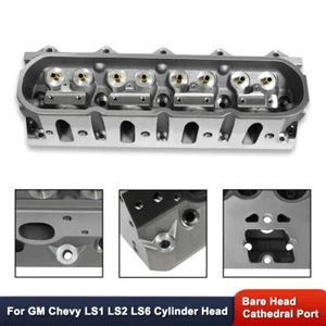For Chevy LS1 LS2 LS6 Cathedral Port Bare Aluminum Cylinder Head 210cc/82cc - Picture 1 of 6
