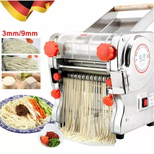 Nueva máquina de pasta eléctrica acero inoxidable máquina automática de pasta hoja de 3 mm/9 mm - Imagen 1 de 13