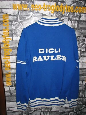 #Vintage Cycling  jersey  wool '70s cicli Rauler RE  ciclismo maglia bici Eroica - Immagine 1 di 2