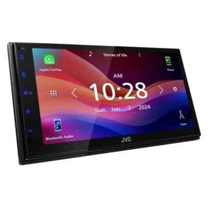 JVC KW-M695BW 6.8" 1-DIN/2-DIN Multimedia Receiver with CarPlay and Android Auto - Picture 1 of 1