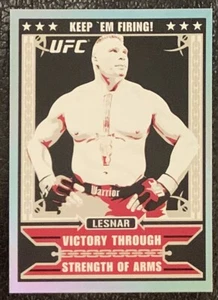 2010 TOPPS UFC BROCK LESNAR PROPAGANDA KEEP 'EM FIRING #MP8 - Imagen 1 de 1
