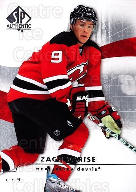 2008-09 Sp Authentic #1 Zach Parise - Image 1 of 1