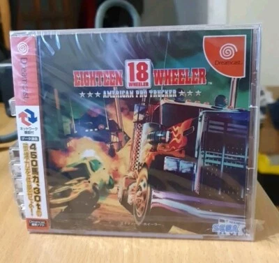 Eighteen 18 Wheeler Dreamcast DC SEGA Racing Retrogame NTSC-J Sealed BRAND NEW  - Image 1 of 4