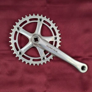Shimano Dura-Ace 7410 Double Crankset DRIVE-SIDE Crank 172.5 40t Sq Taper C/21 - Picture 1 of 6
