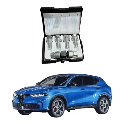 Set 4 BULLONI Antifurto Adatto per ALFA ROMEO Tonale (Cerchi in Lega o Acciaio) - Immagine 1 di 4
