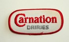 Carnation Dairies Dairy Milk Farm Uniform Patch 1970s NOS New Light Blemish