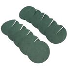 Dark Green Mulch Ring Tree Mat Pack of 10 NonWoven Fabric Rings for Tree Care