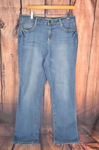 Earl Jean Women's Size 10 Straight Leg Jeans Embroidered - Imagen 1 de 7