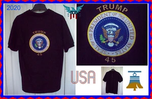 Polo S M L XL Para Hombre Negro TRUMP EE. UU. Mangas Cortas Republicano Bordado WOW - Imagen 1 de 4