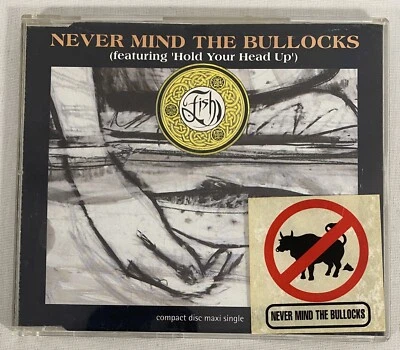 Fish ‎(Marillion) Never Mind The Bullocks Featuring Hold Your Head Up CD single Foto 1 de 2