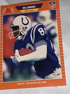 1989 Pro Set #158 Bill Brooks Football Card - Bild 1 von 2