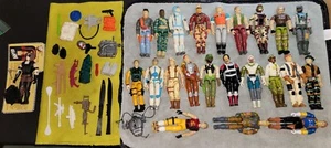 G.I. Joe Lot 23 Figures 80s And 90s Incomplete - Picture 1 of 7