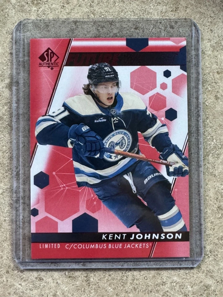 2022-23 22-23 UD SPA SP Authentic Future Watch Red Limited #105 KENT JOHNSON - Image 1 of 1