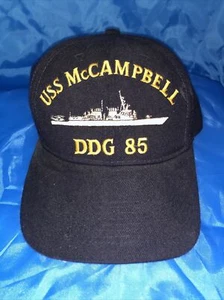 Baseballmütze USS McCAMPBELL DDG 85 bestickt verstellbar - Bild 1 von 2