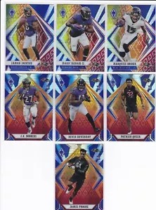 2020 Panini Phoenix Fanatics Fire Burst Team Set w Rookies RAVENS (7 Cards) - Bild 1 von 1