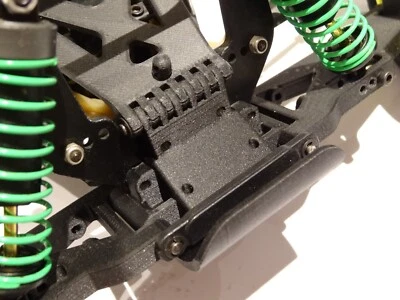 Losi XX/XXT Front Bulkhead. Replaces part LOSA1101 .  Nylon carbon. UK Made. - Image 1 of 4
