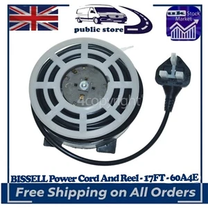 BISSELL Power Cord And Reel - 17FT - 60A4E - U. K. - Picture 1 of 3