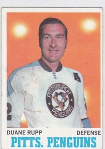 1970/71 TOPPS..DUANE RUPP..CARD # 89..PENGUINS..FREE COMBINED SHIP - Picture 1 of 2