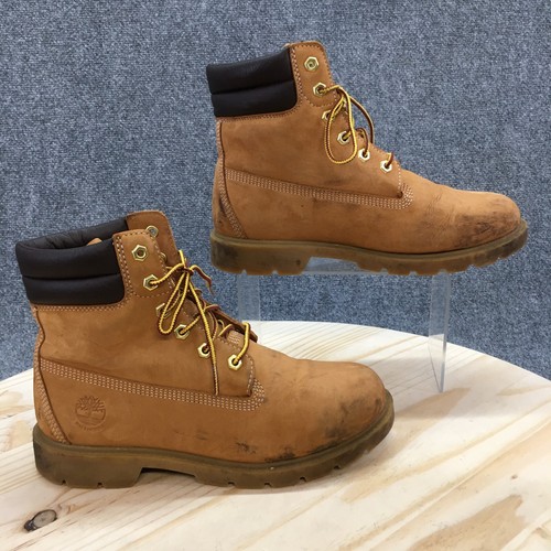 Stivaletti Timberland Donna 8 Kenniston 6 pollici Caviglia Escursionismo A161G Marroni Pelle