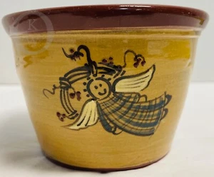 2004*Eldreth*Redware Red Ware* Angel Bowl*Signed D. Eldreth*24263E S228 - Picture 1 of 5