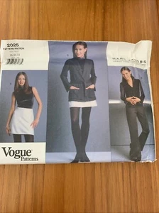 Vogue American Designer Original  Pattern #2025 Marc Jacobs Uncut  18-20-22 - Picture 1 of 4