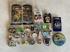 Great Assorted Lot Of Disney Pins Vintage Modern New Used
