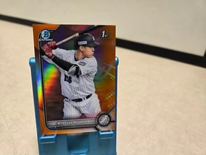 2022 Bowman Chrome Nippon NPB Ryosuke Murayama ORANGE Refractor Prospect /25 - Picture 1 of 2