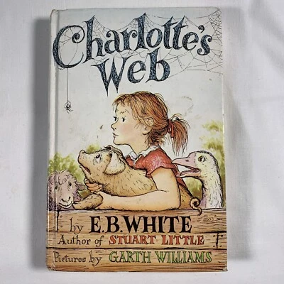 Charlotte's Web book by E.B. WHITE 1980 Edition Book! Great Condition. Foto 1 de 4